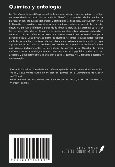 Química y ontología